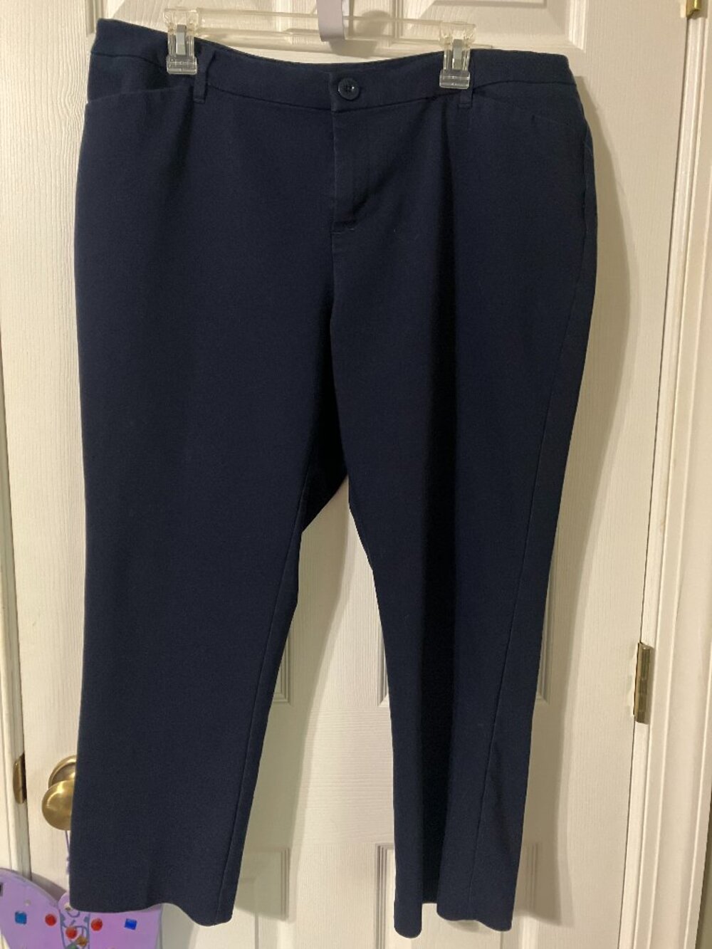 Navy Casual Pant